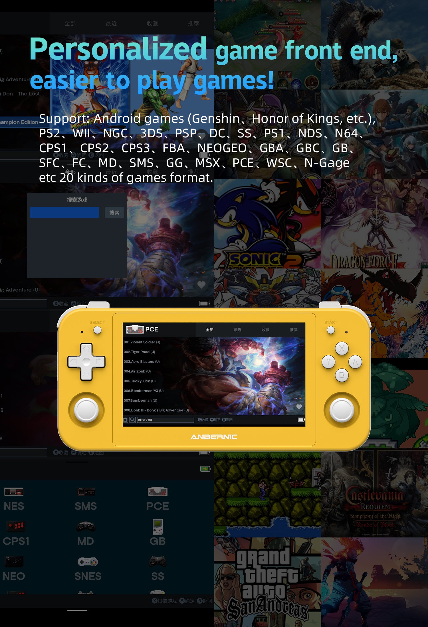 Anbernic RG505 Handheld Game Console
