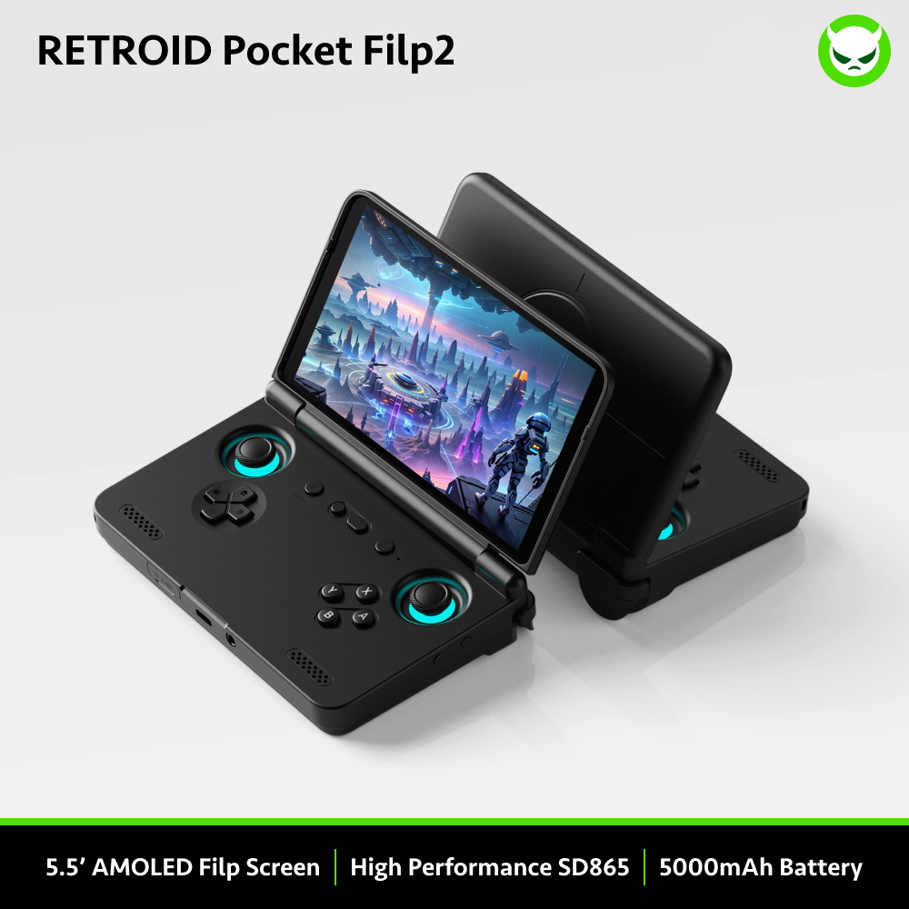Retroid Pocket Flip 2 | Full Pre-configured🚩Pre-order🚩(Pre-order shipping starts in 13th, June)🚩