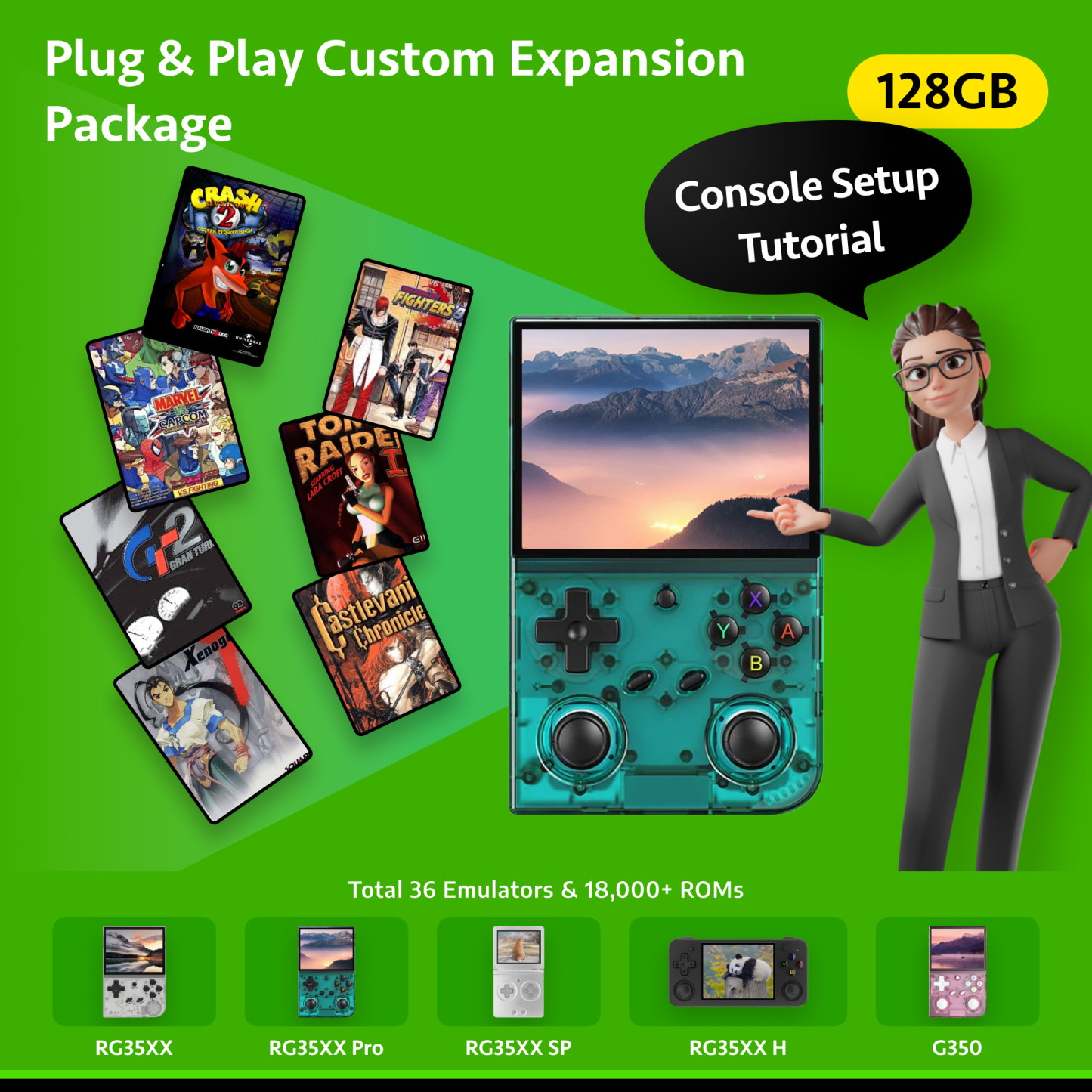 128GB Plug & Play Custom Expansion Package - Ships within 24 hours