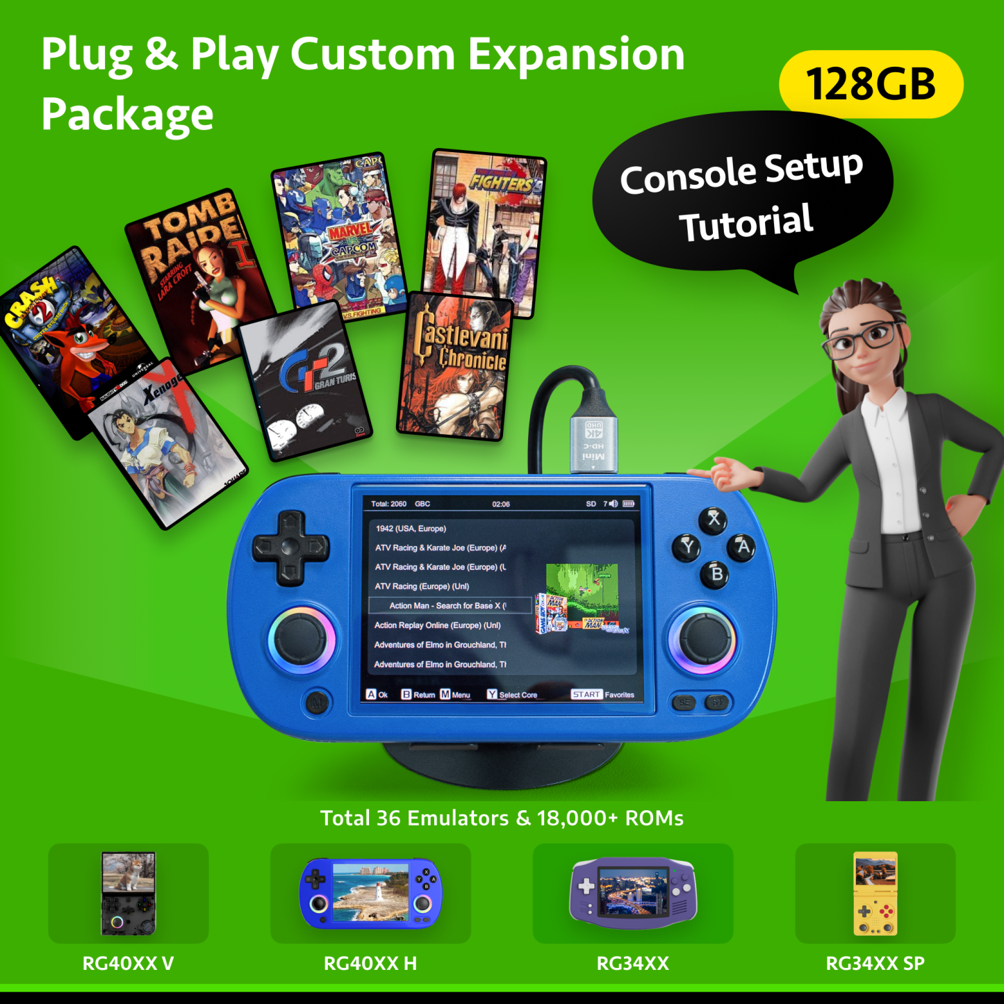 128GB Plug & Play Custom Expansion Package - Ships within 24 hours