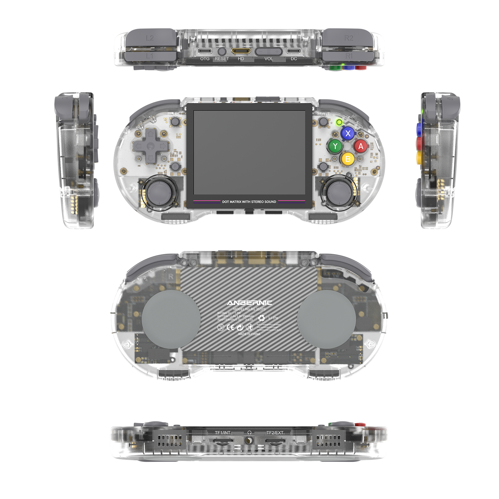 Anbernic RG353PS Handheld Game Console - Ships within 24 hours