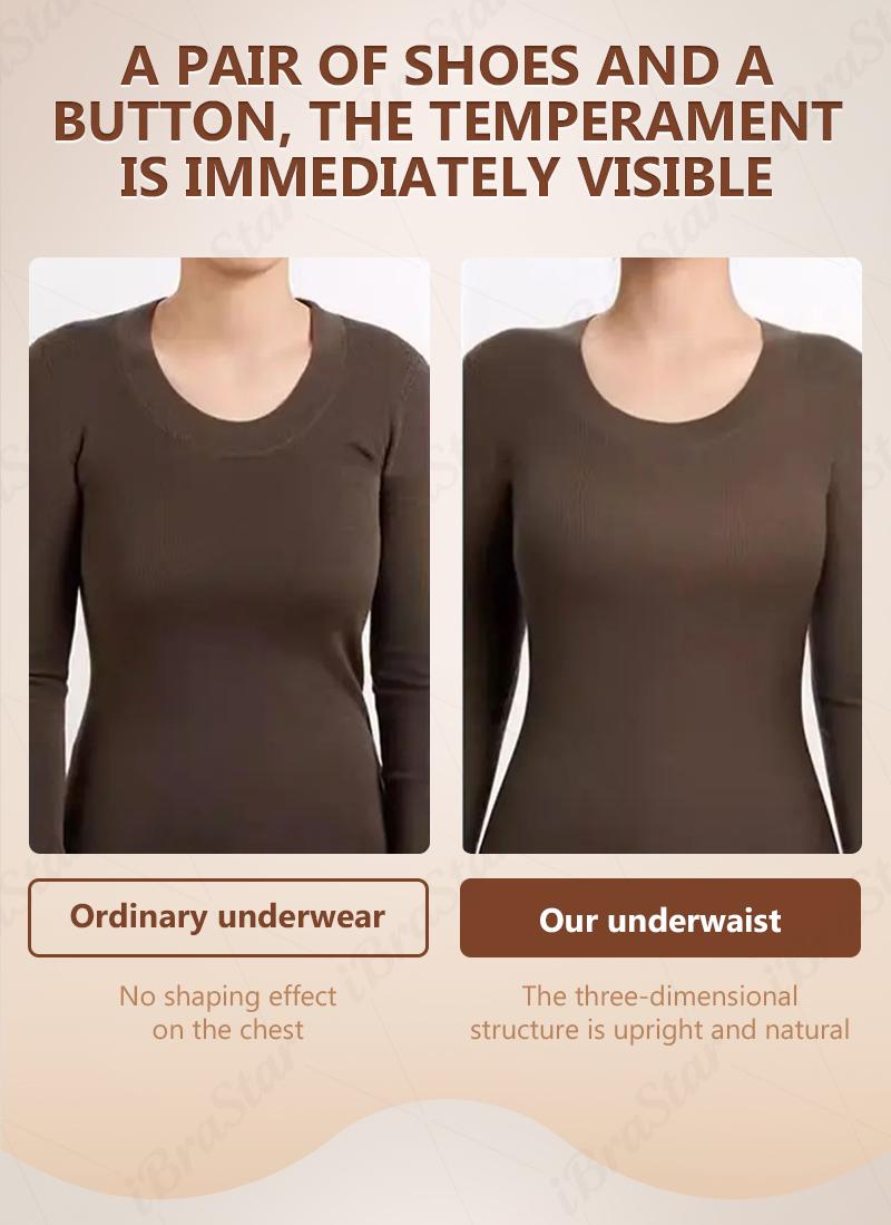 【Postural correction】Women’s Beige Wireless Bra, Soft Breathable Non-removable Moulded Cups, Yoga Fitness Sportswear for Gym & Daily Training