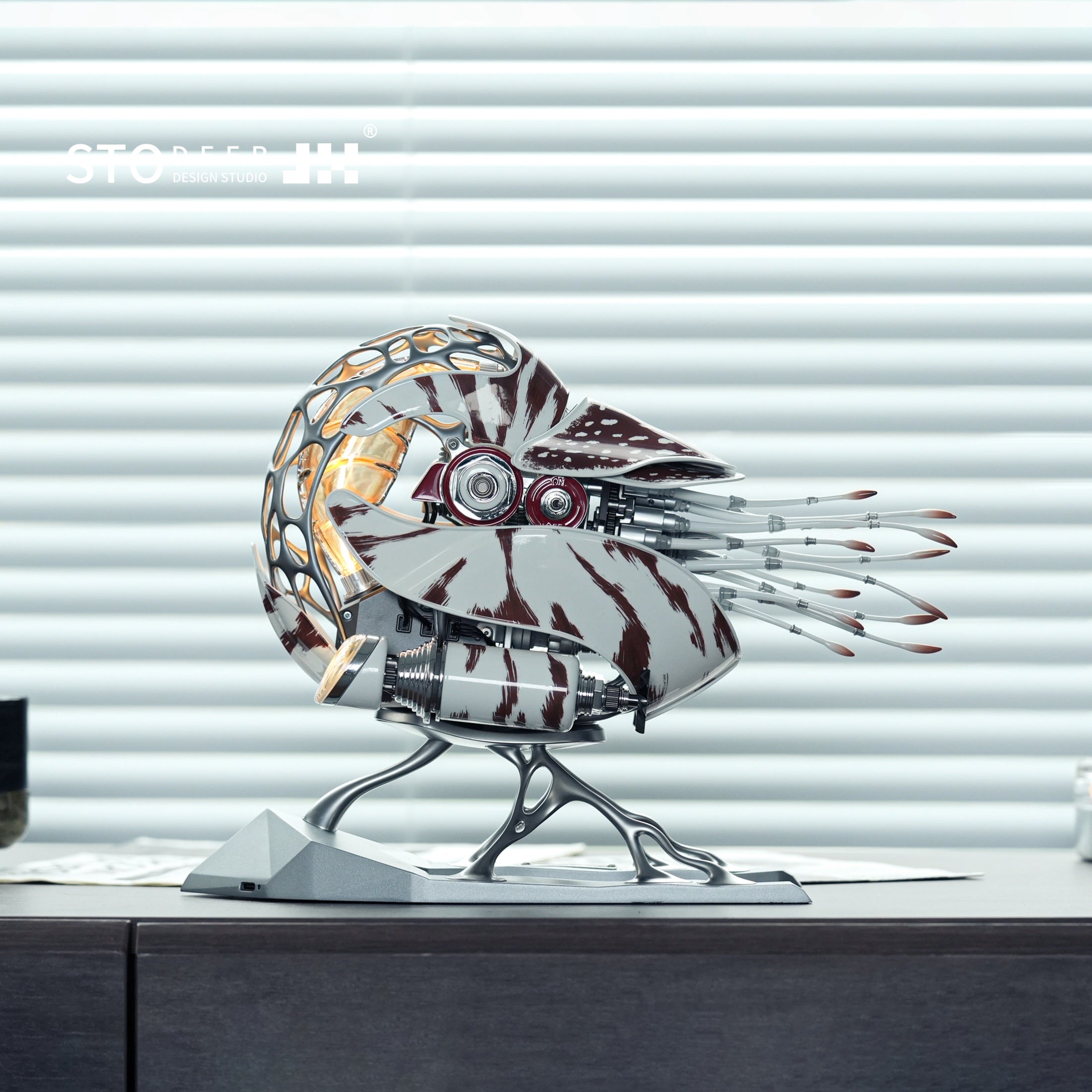 Stodeer Creative Mechanical Metal Nautilus Model - Ships within 24 hours
