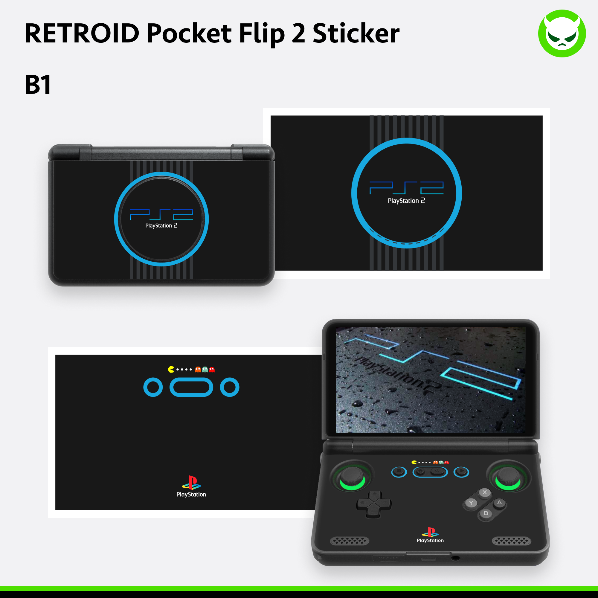 Retroid Pocket Flip 2 Customized Skin - Ships within 24 hours