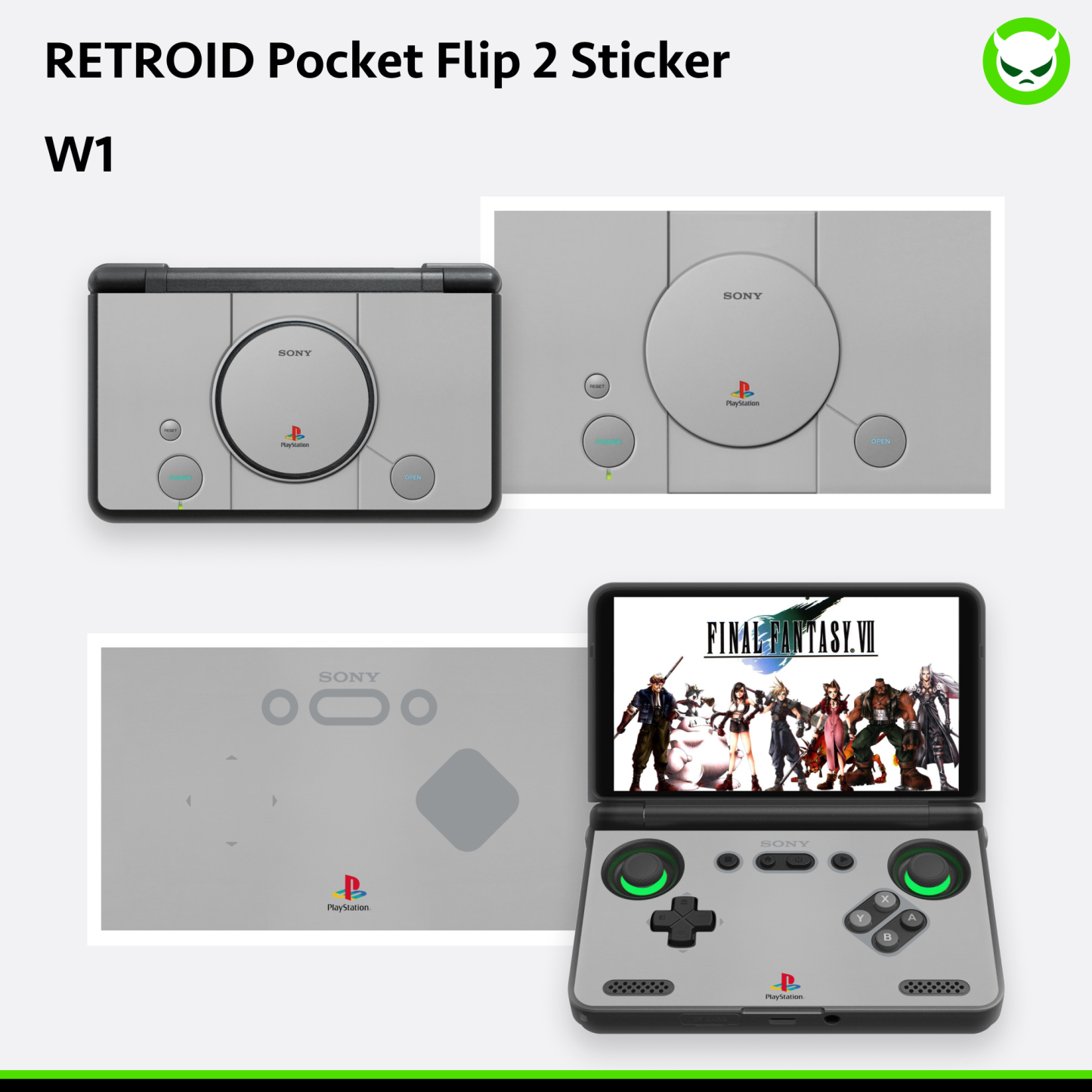 Retroid Pocket Flip 2 Customized Skin - Ships within 24 hours