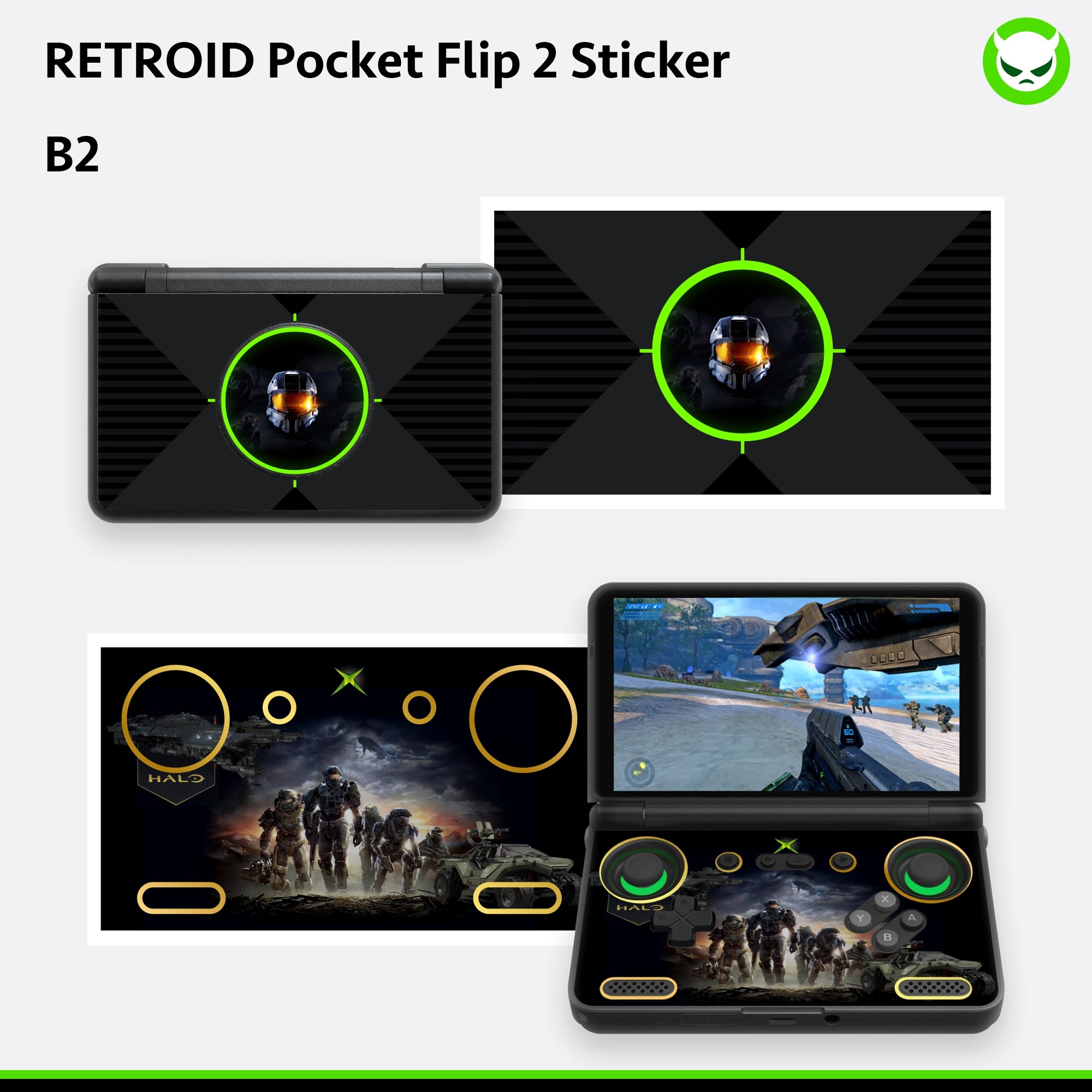 Retroid Pocket Flip 2 Customized Skin - Ships within 24 hours