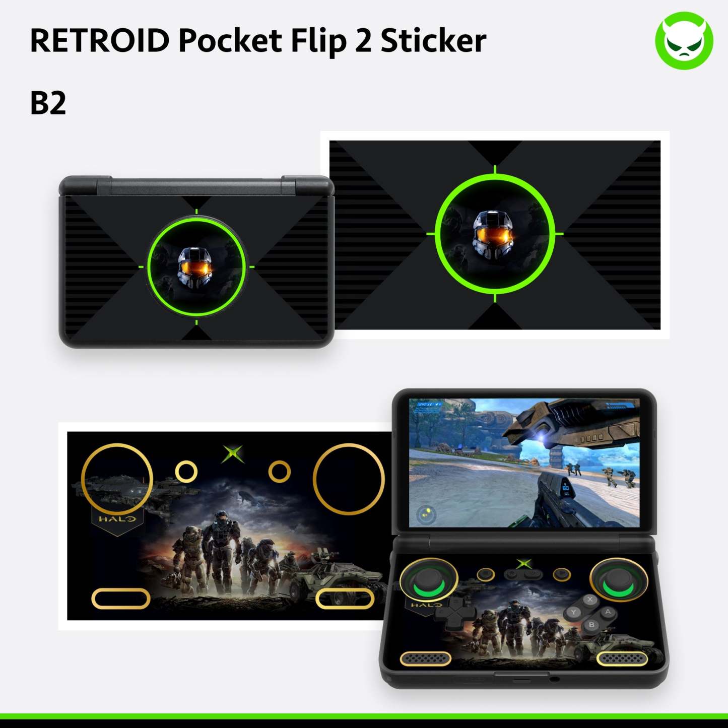 Retroid Pocket Flip 2 Customized Skin - Ships within 24 hours