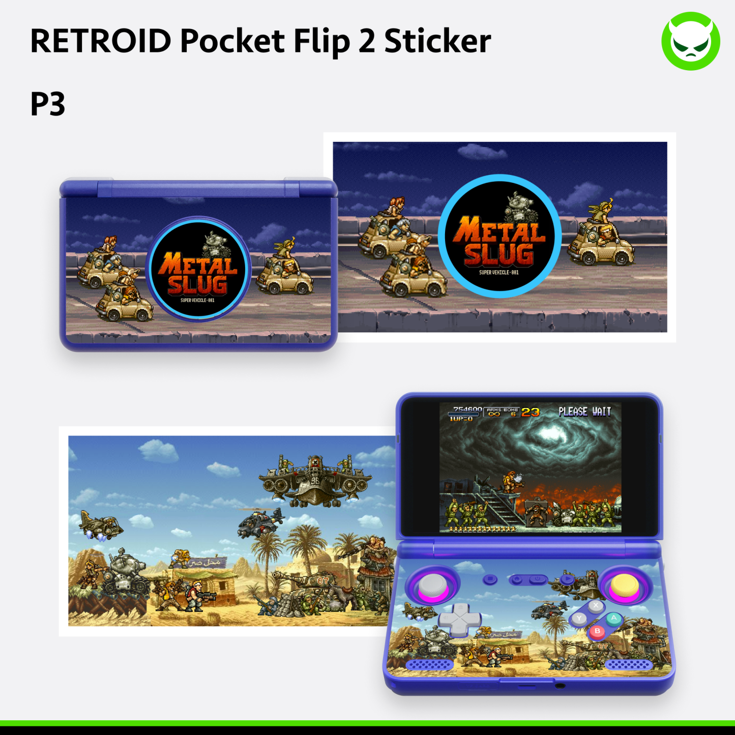 Retroid Pocket Flip 2 Customized Skin - Ships within 24 hours