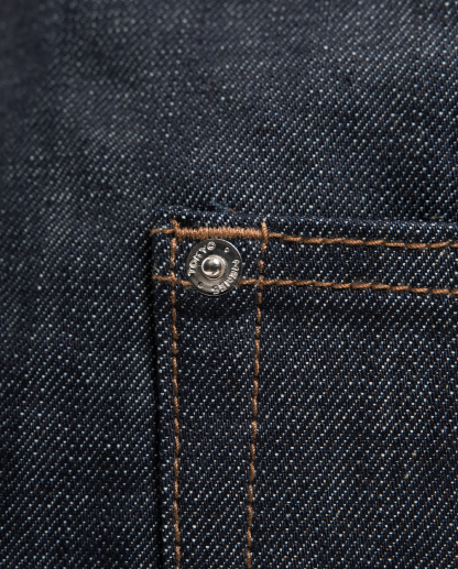 MENES Raw Selvedge Loose Fit Jeans - Indigo