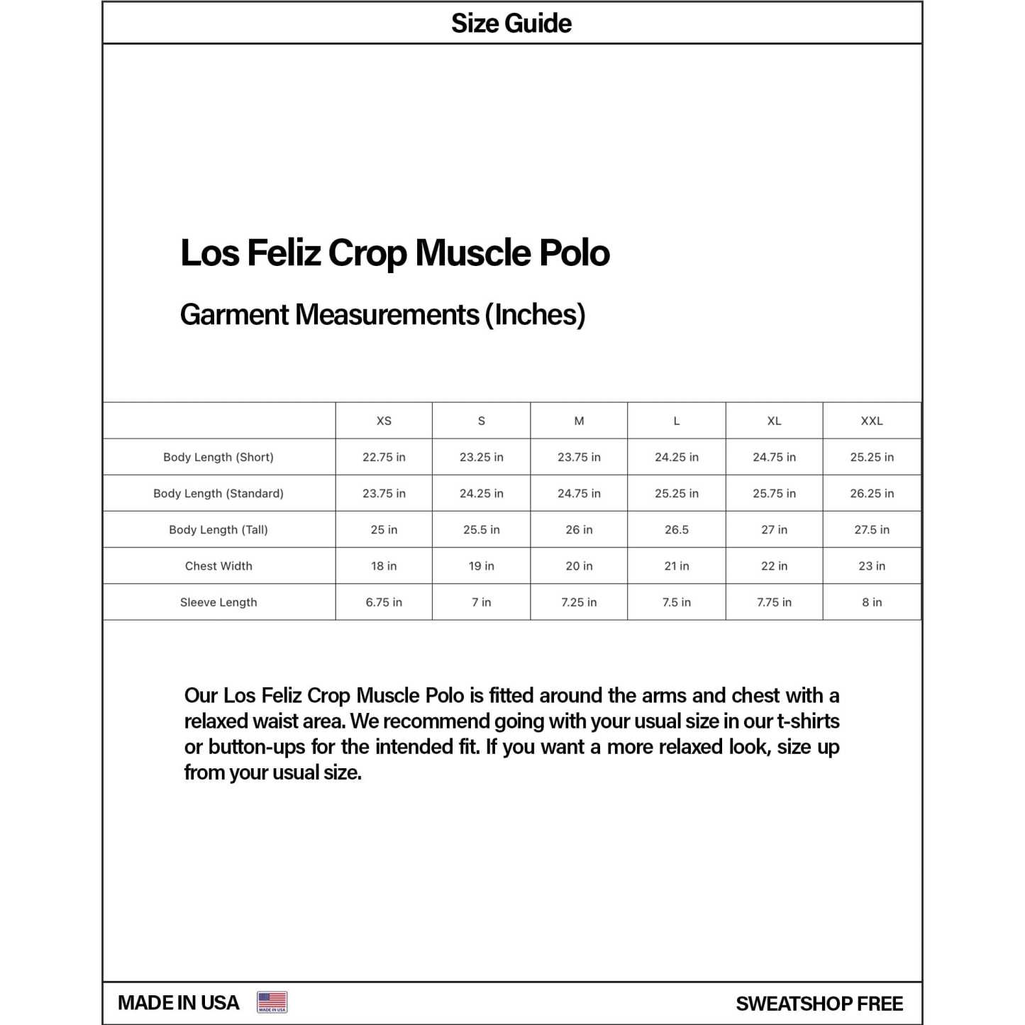 Los Feliz Crop Muscle Polo | Heavyknit