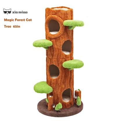 Xiamiao Magic Forest Cat Tree Tower, 65 Inches Tall