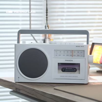 iretrolab Retro Bluetooth Cassette Player with AM/FM Radio - Ships within 24 hours
