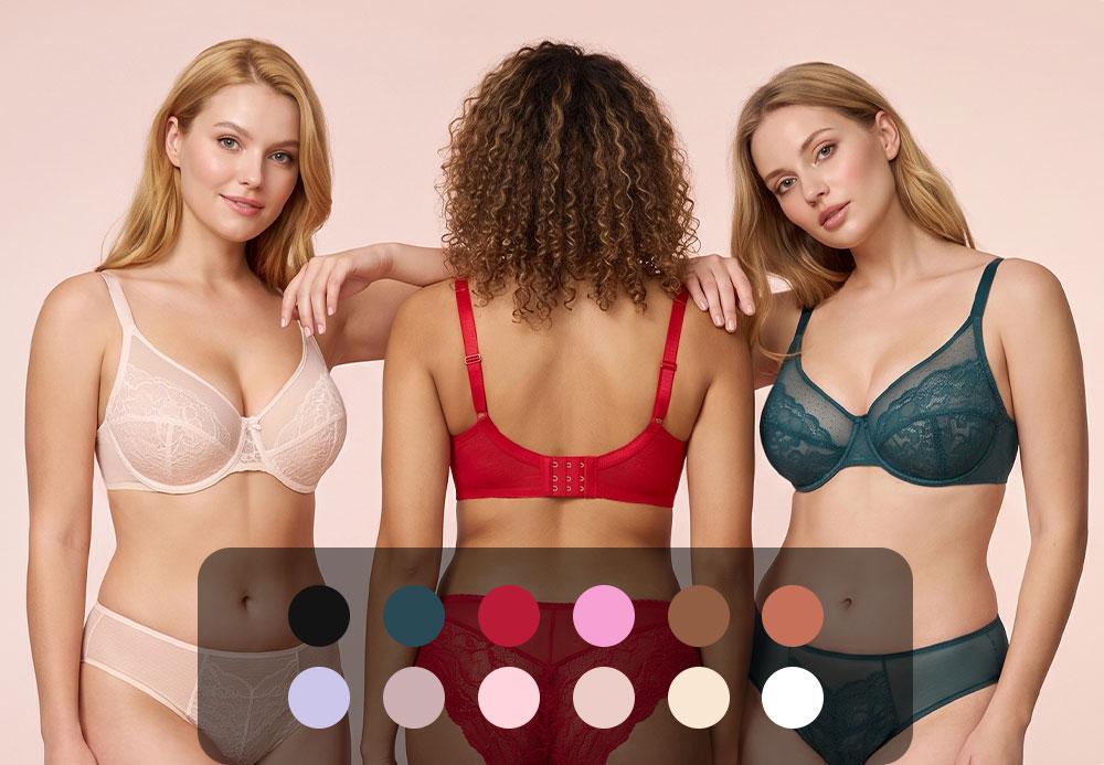 HSIA Enchante Floral Lace Plus Size Underwire Unlined Unpadded Minimizer Full Coverage Bra Women's Wear Comfortable Breathable Mesh Cup HSIA Enchante Floral Lace Plus Size Underwire Unlined Unpadded Minimizer Full Coverage Bra Women's Wear Comfortable Breathable Mesh Cup