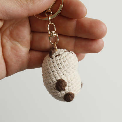 Handmade Crochet Capybara Keychain