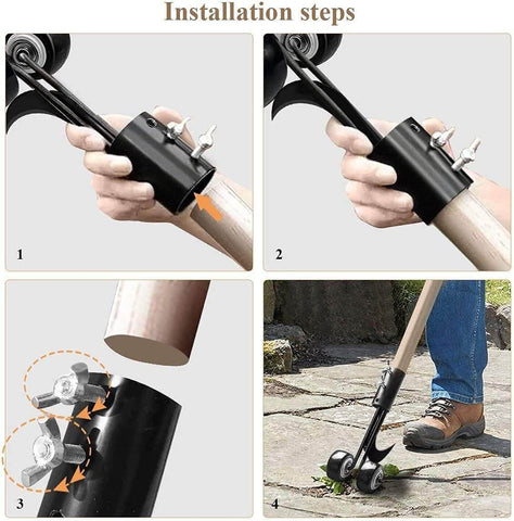 adjustable design Traditional weeding methods often cause back pain and strain, in order to avoid the discomfort caused by bending over or kneeling for a long time, we made an adjustable design, allowing you to choose the perfect length for your weeding task, ensuring a painless weeding experience .