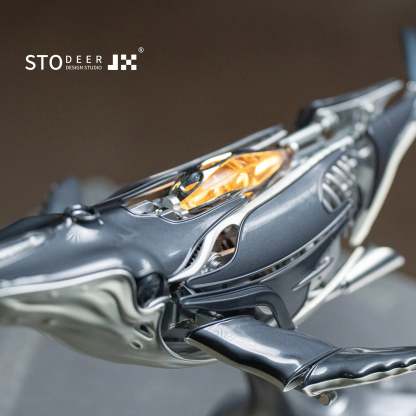 Stodeer Mechanical Metal Humpback Whale Model - Ships within 24 hours