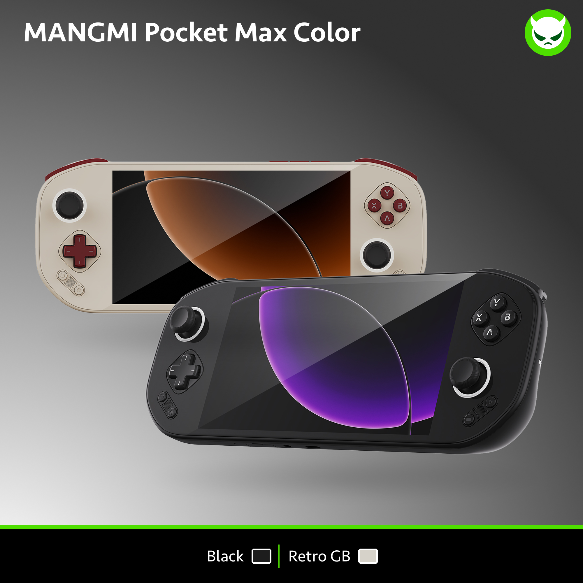 MANGMI Pocket Max | Full Pre-configured🚩37Emu🎮12K+💾🚩SD865 Chipset🚩TMR joystick🚩7' Screen Handheld