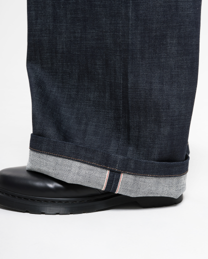 MENES Raw Selvedge Loose Fit Jeans - Indigo