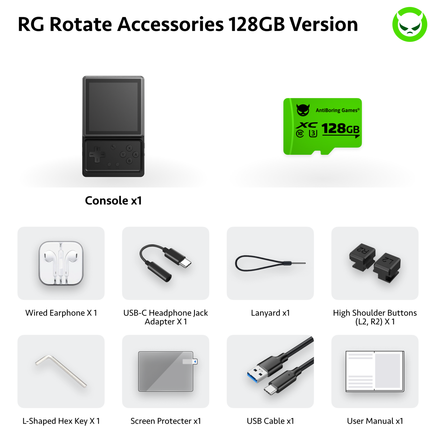 Anbernic RG Rotate |  Ships within 24 hours