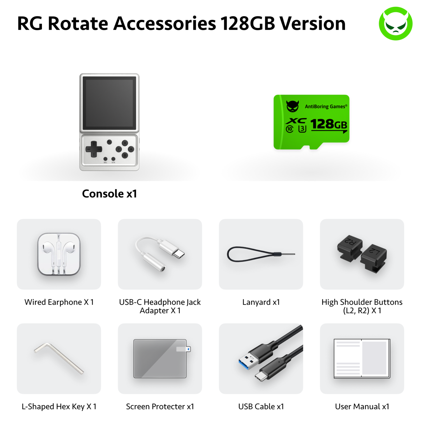 Anbernic RG Rotate |  Ships within 24 hours