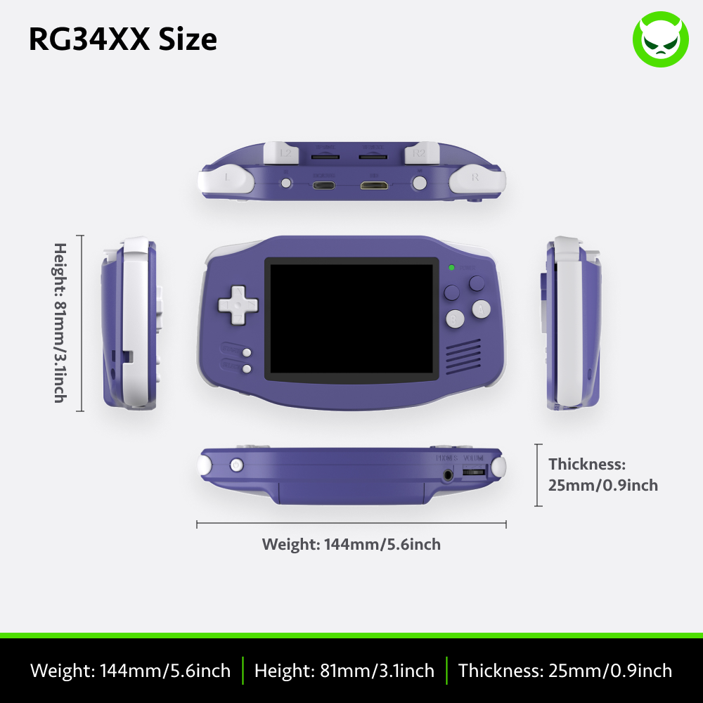 Anbernic RG34XX - Ships within 24 hours