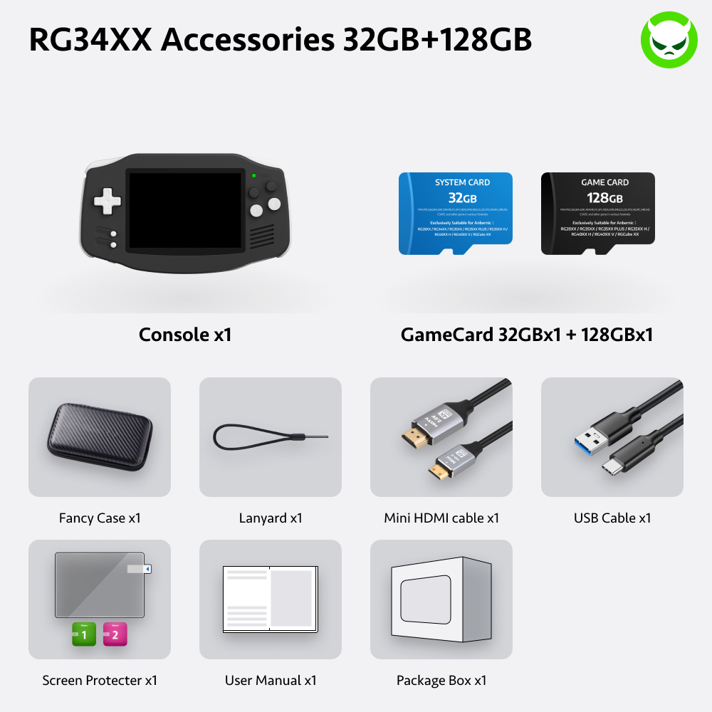 Anbernic RG34XX - Ships within 24 hours