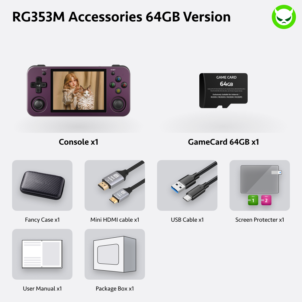 Anbernic RG353M Handheld Game Console - Ships within 24 hours