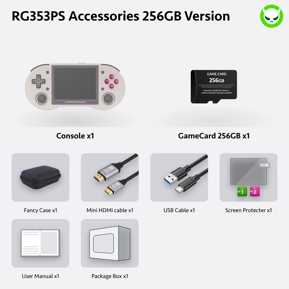 Anbernic RG353PS Handheld Game Console - Ships within 24 hours