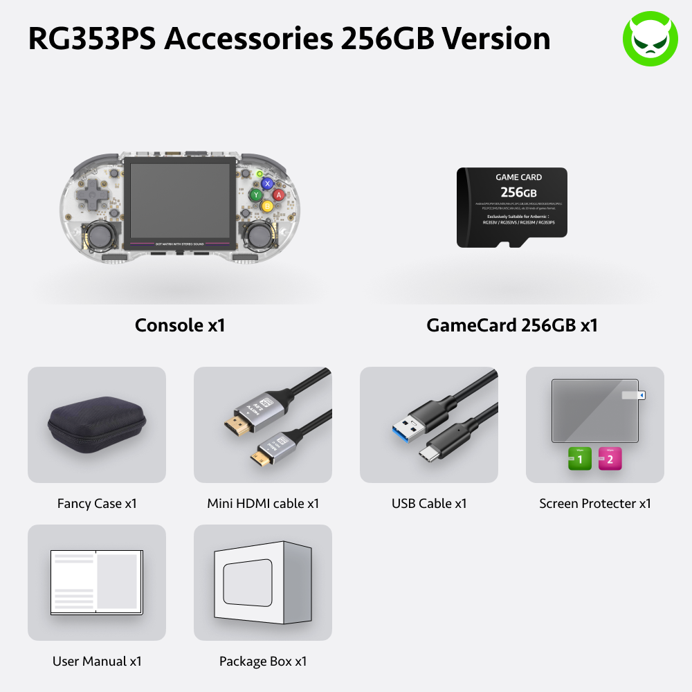 Anbernic RG353PS Handheld Game Console - Ships within 24 hours