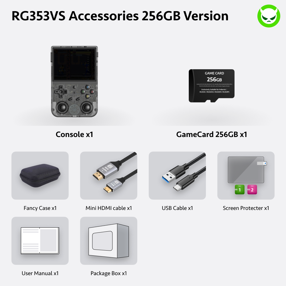 Anbernic RG353VS Handheld Game Console - Ships within 24 hours