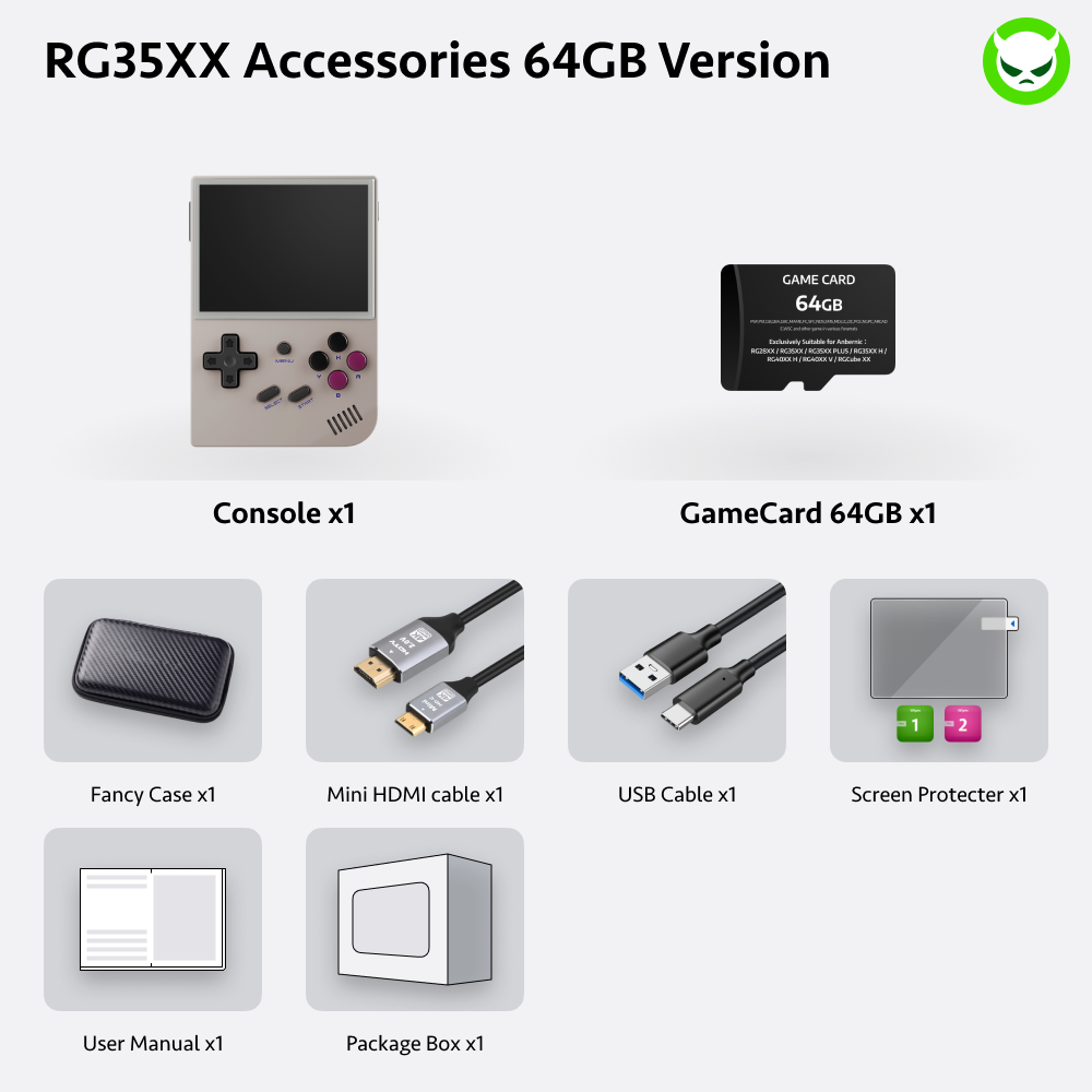 Anbernic RG35XX Handheld Game Console - Ships within 24 hours