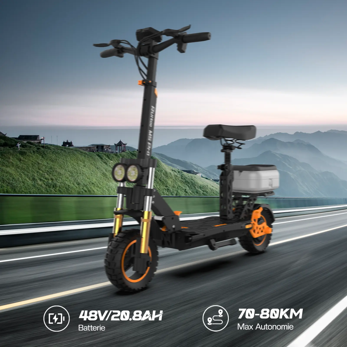 RUITOO M5 PRO Monopattini elettrici - Local warehouse, ships within 24 hours.