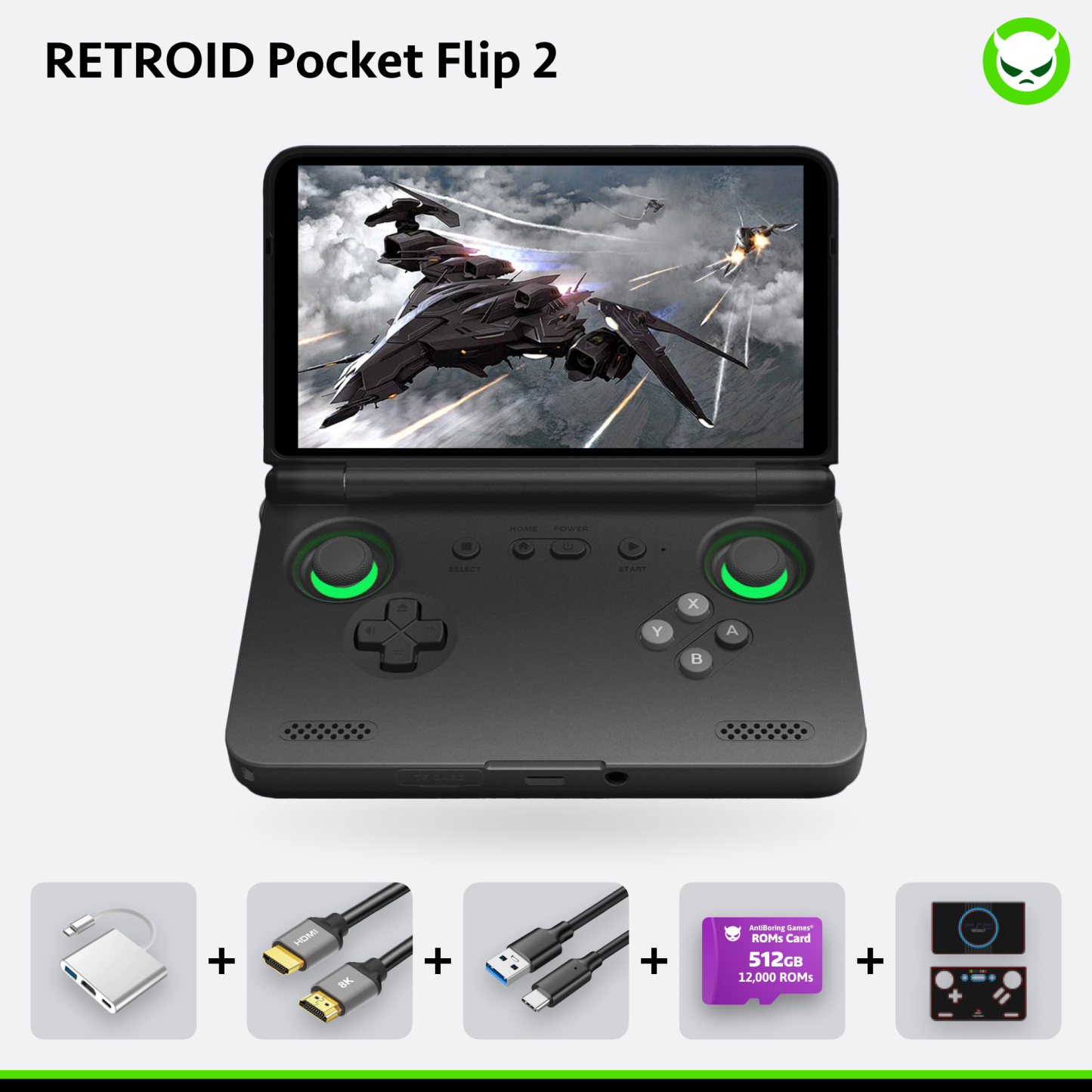 Retroid Pocket Flip 2 | Full Pre-configured🚩Pre-order🚩(Pre-order shipping starts in 13th, June)🚩