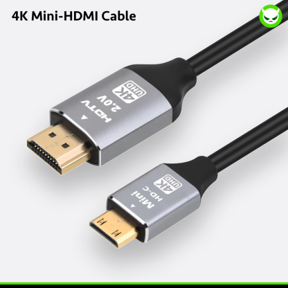【4K UHD】Mini HDMI to HDMI Cable 6FT - Ships within 24 hours