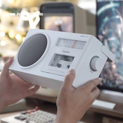 iretrolab Retro Bluetooth Cassette Player with AM/FM Radio - Ships within 24 hours