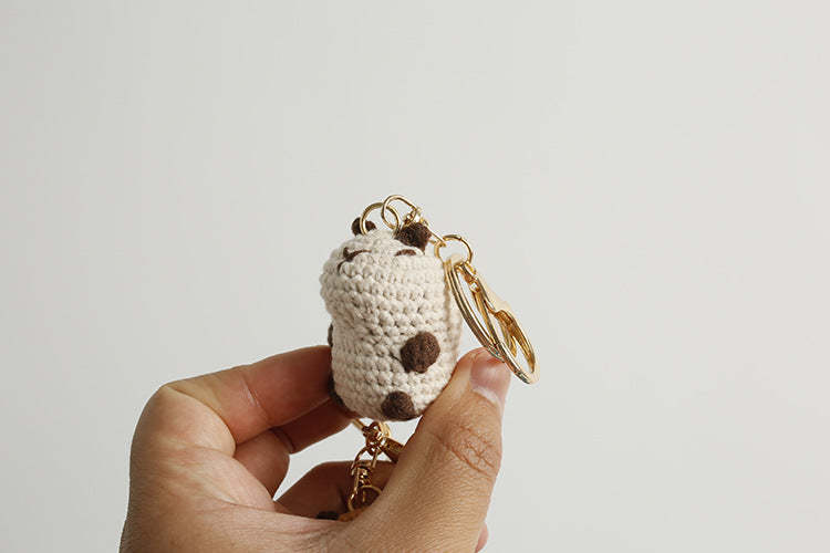 Handmade Crochet Capybara Keychain