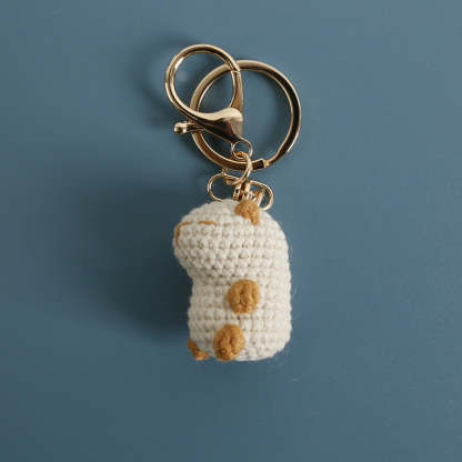 Handmade Crochet Capybara Keychain