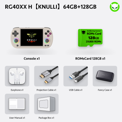Anbernic RG40XXH【2026 New KNULLI System Upgrade】