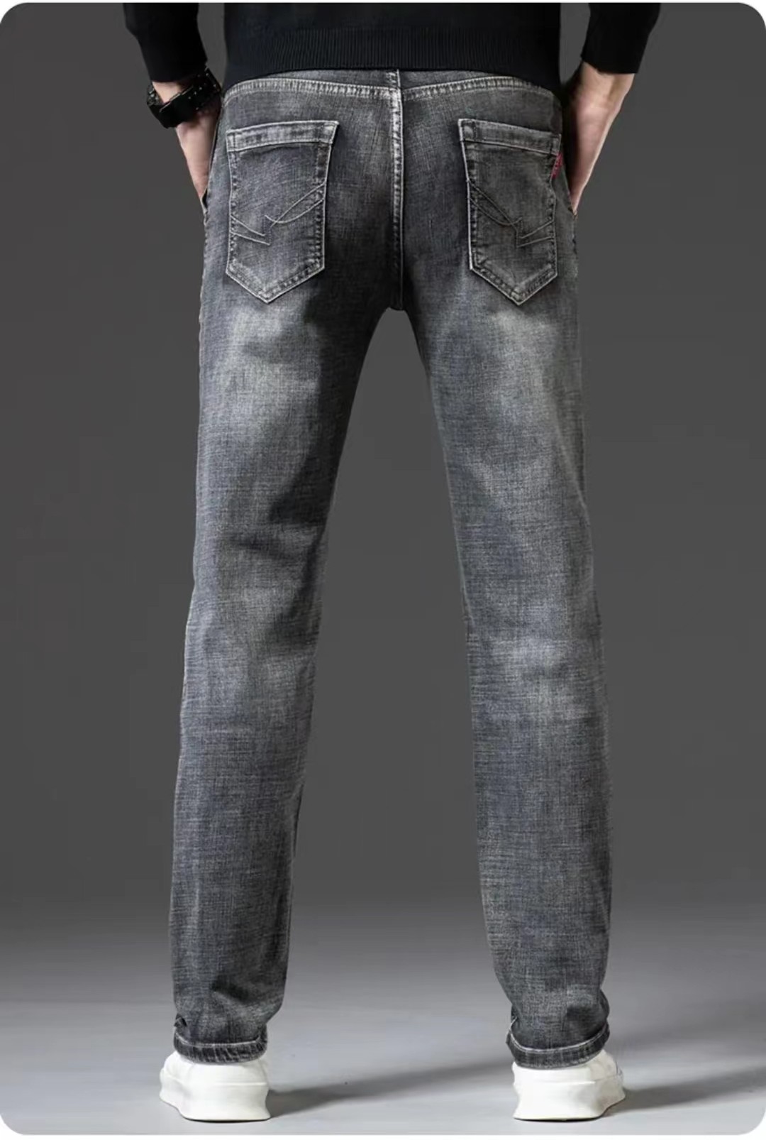 New Men's  Straight Loose Jeans