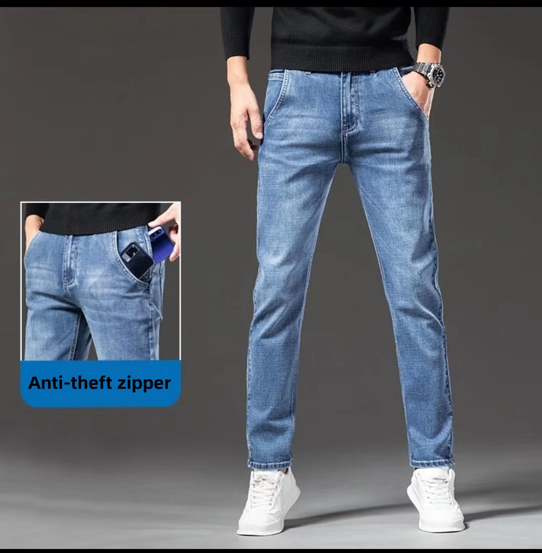 New Men's  Straight Loose Jeans
