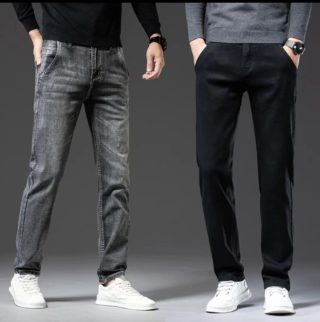 New Men's  Straight Loose Jeans