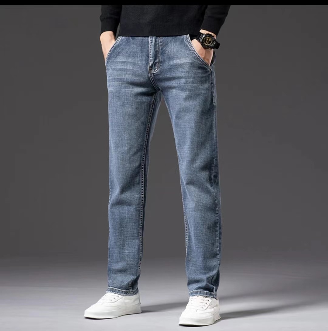 New Men's  Straight Loose Jeans