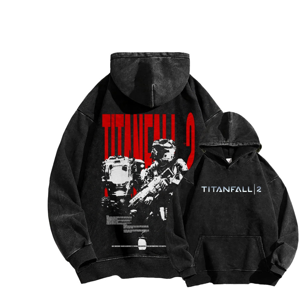 TITANFALL Unisex Washed Hoodie 