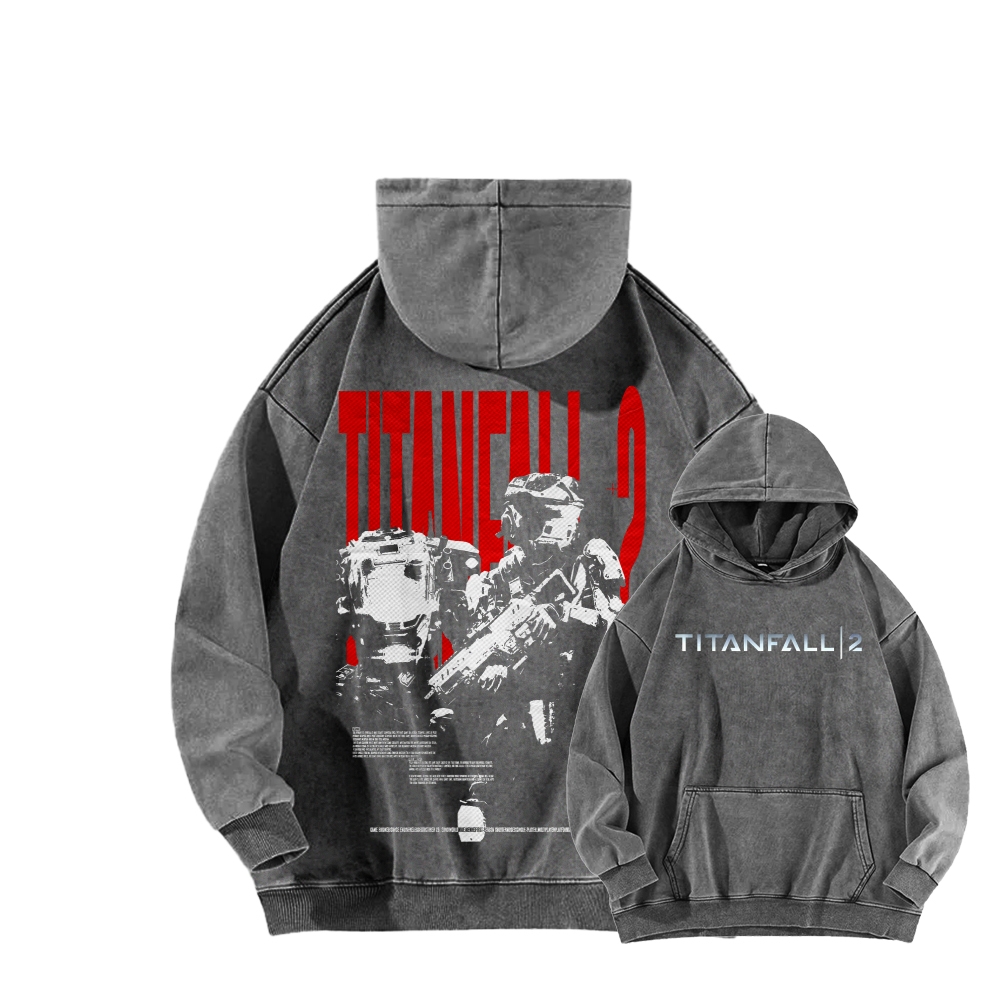 TITANFALL Unisex Washed Hoodie 