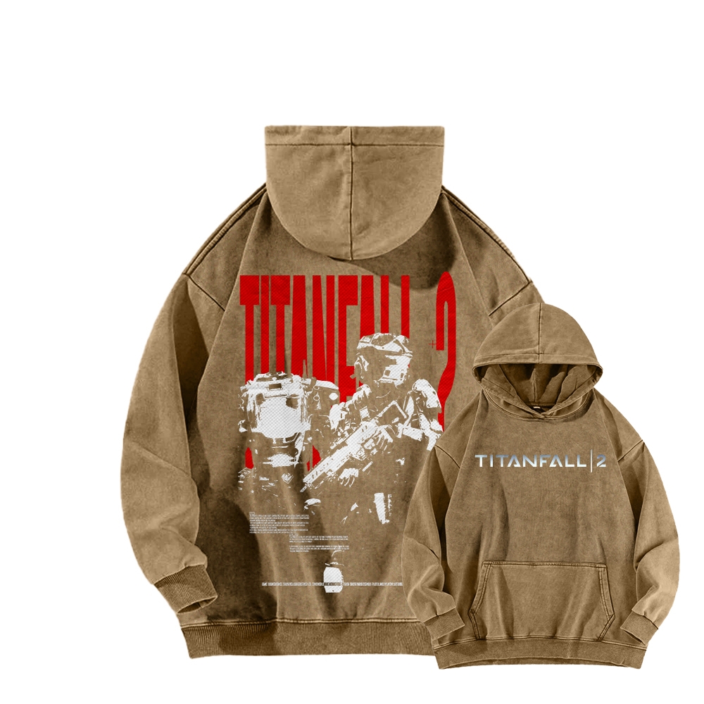 TITANFALL Unisex Washed Hoodie 