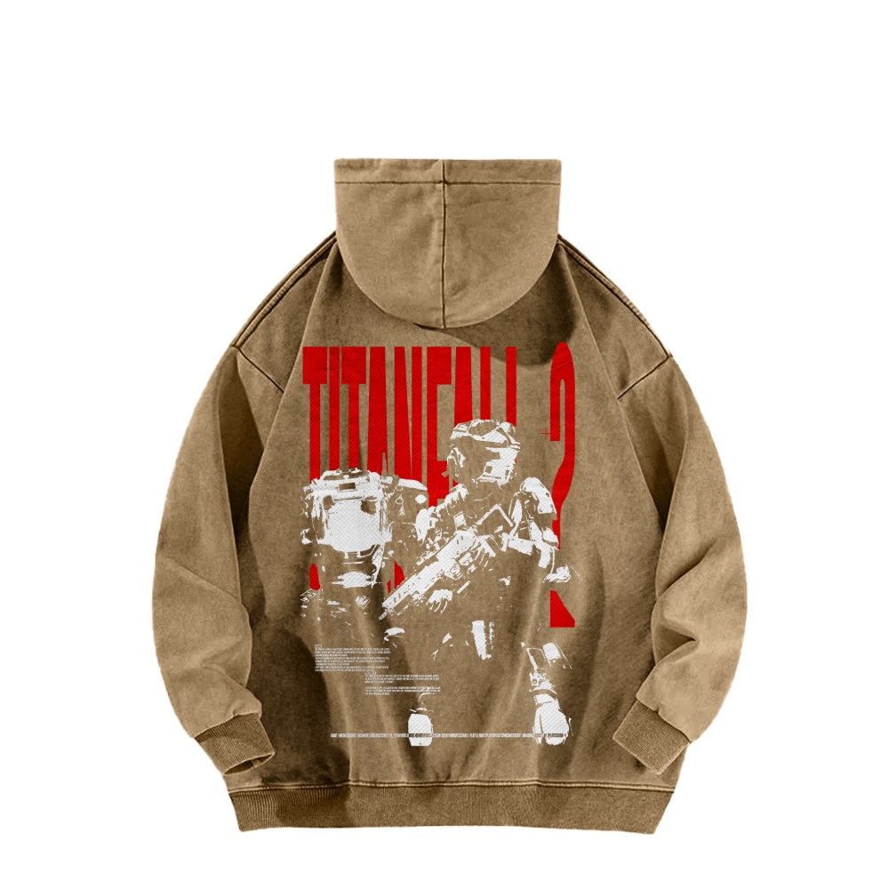 TITANFALL Unisex Washed Hoodie 