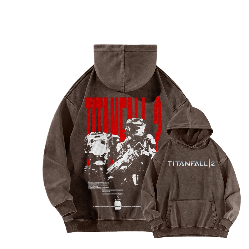 TITANFALL Unisex Washed Hoodie 
