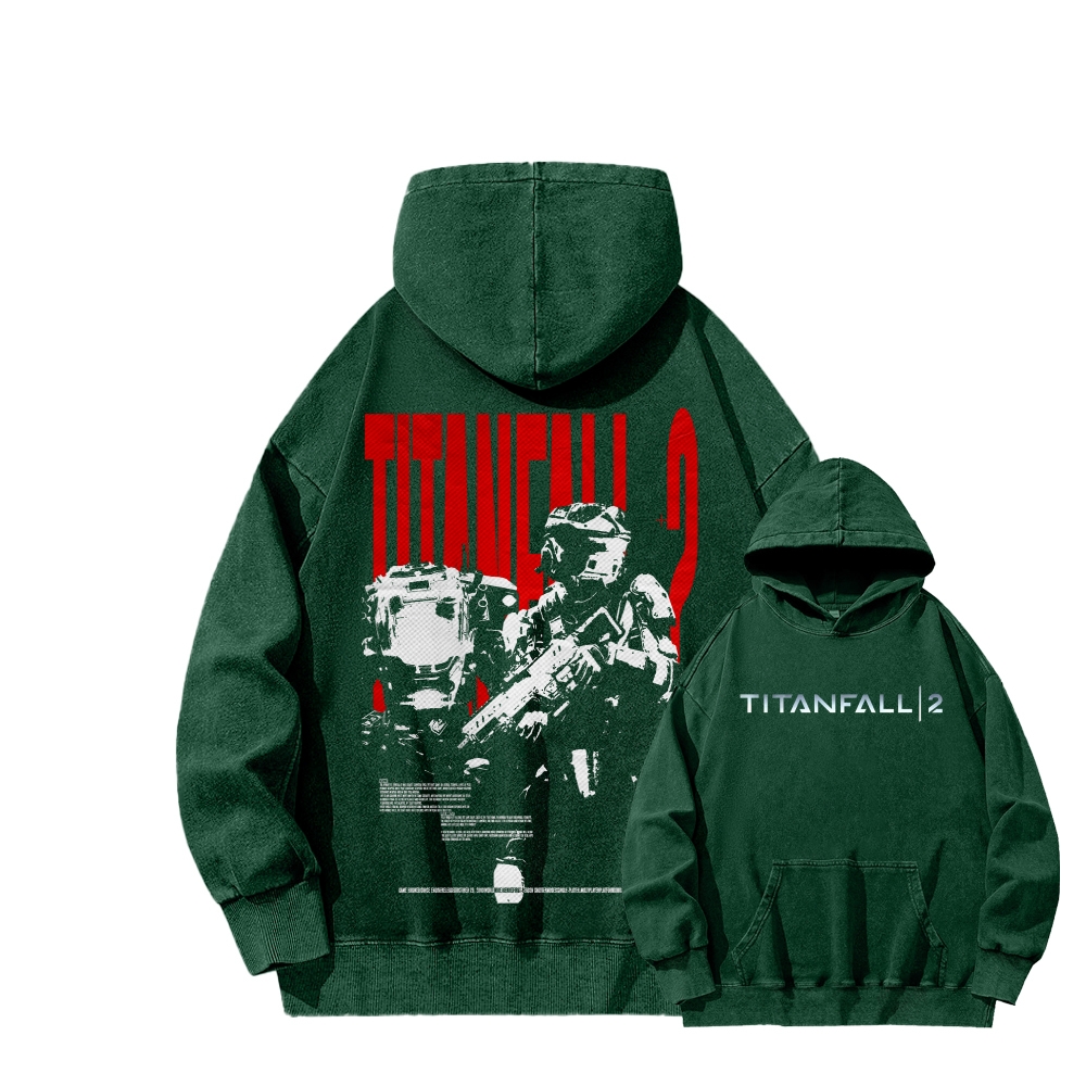 TITANFALL Unisex Washed Hoodie 