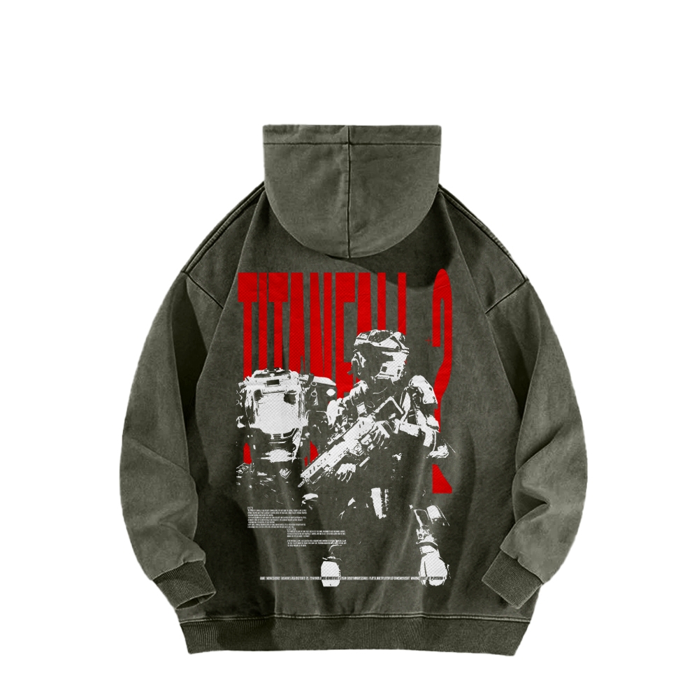 TITANFALL Unisex Washed Hoodie 