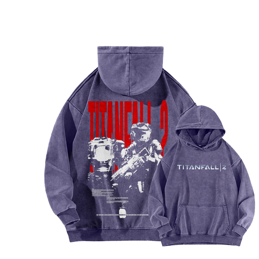 TITANFALL Unisex Washed Hoodie 